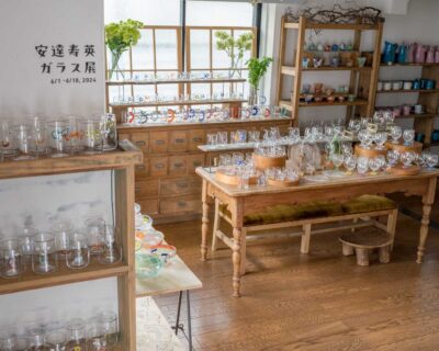 安達寿英 ガラス展 6/1-6/18,2024